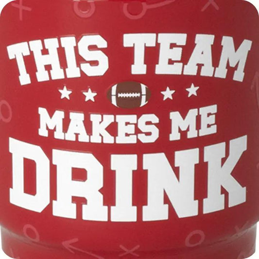 This Team Makes Me Drink Swig Shot Crimson, 2oz