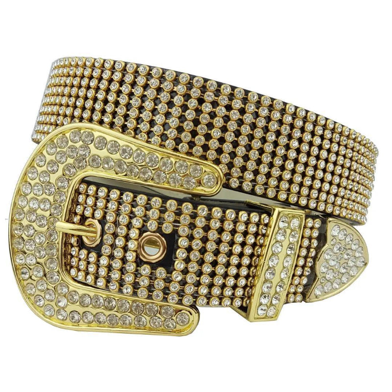 Axesoria West Special Price: Gold Western Rhinestone Belt
