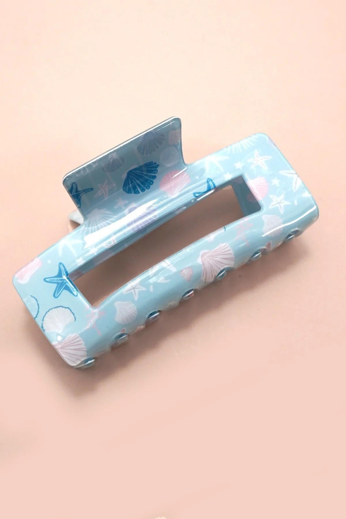 Under-the-Sea Themed Hair Claw Clip Seashell