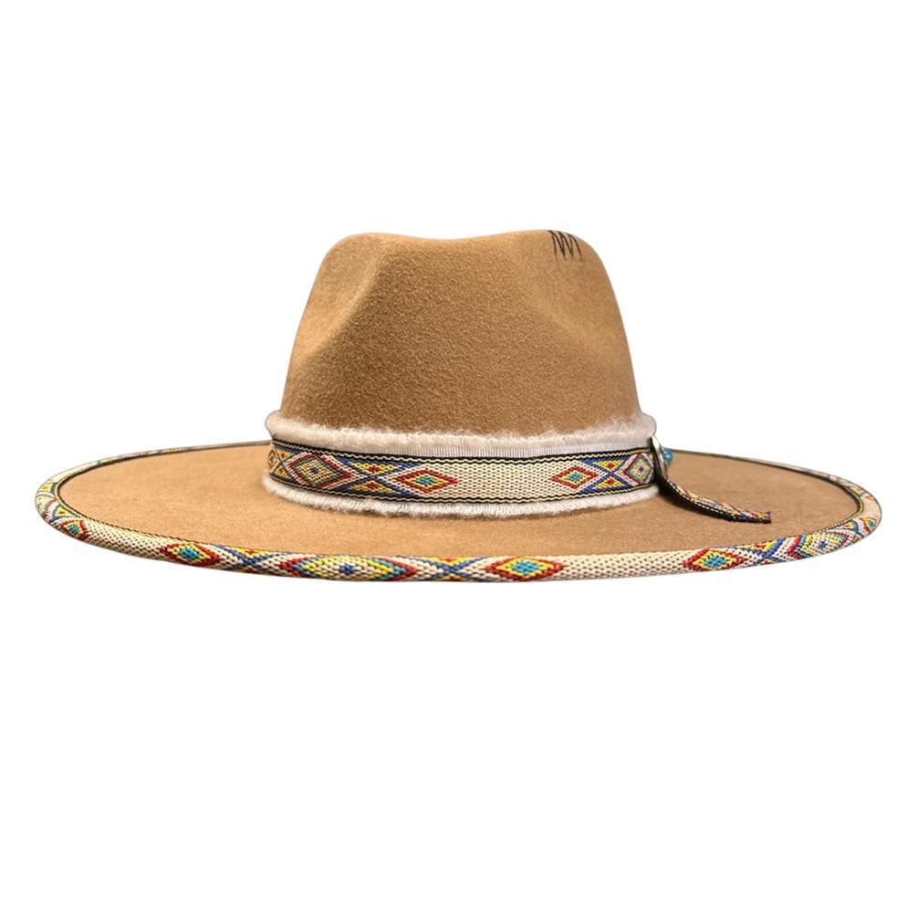 American Hat Makers Lakota Wool Felt Flat Brim Fedora Hat