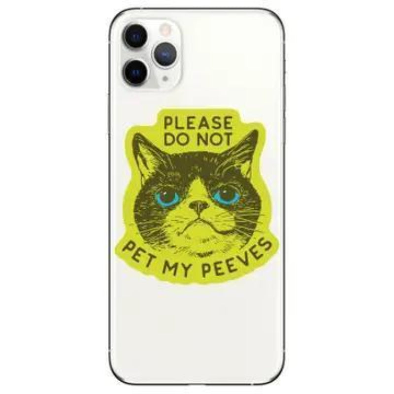 Juju and Moxie Funny Kitty Cat Goofy Humor High Quality Vinyl Sticker