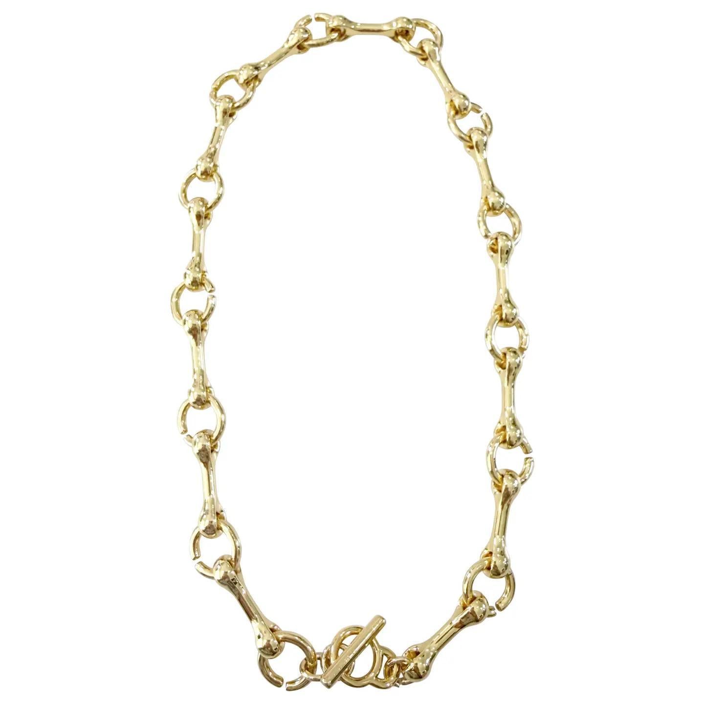 Gemelli Horsebit Chain Link Necklace