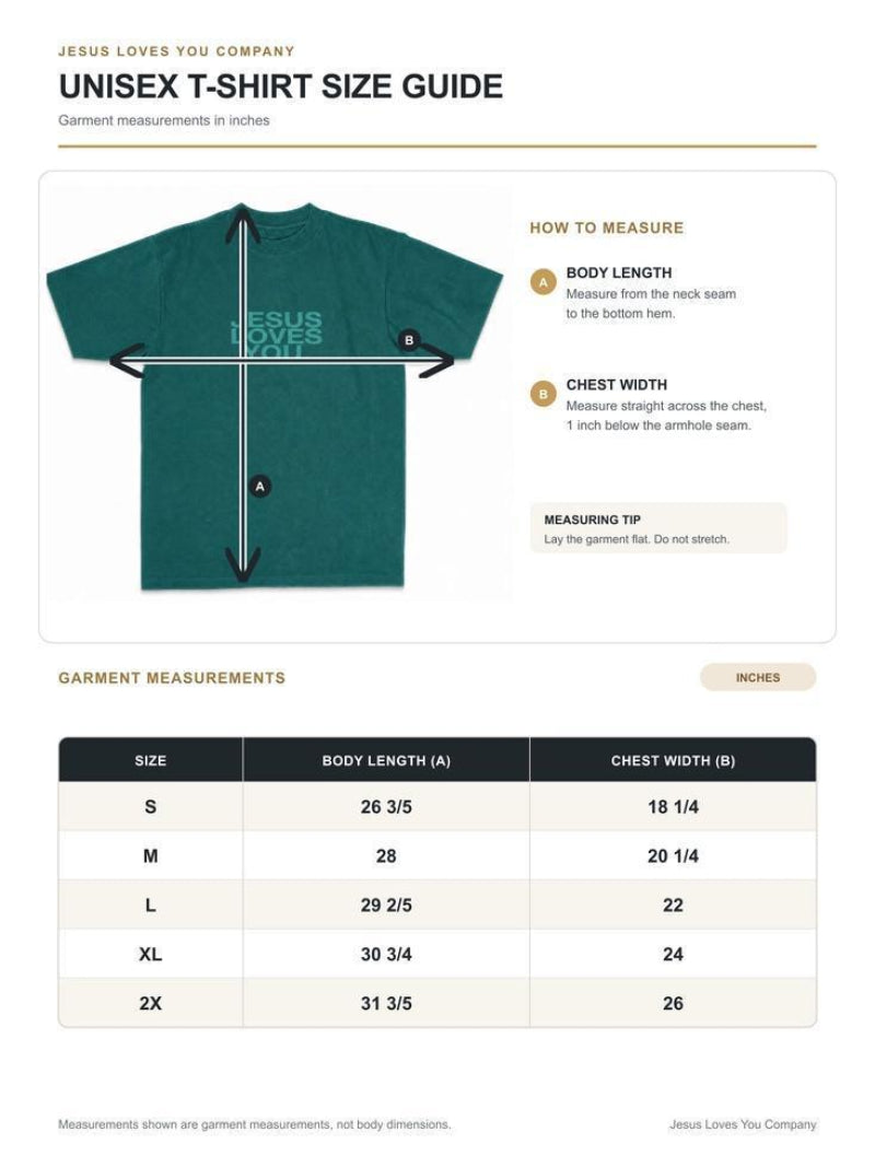 Jesus Loves You Tee- Comfort Colors