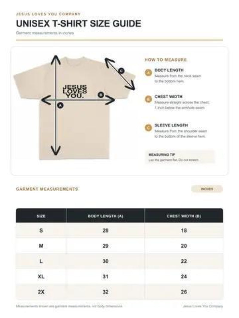 Jesus Loves You Company NEW | "Heaven's Most Wanted" Tee