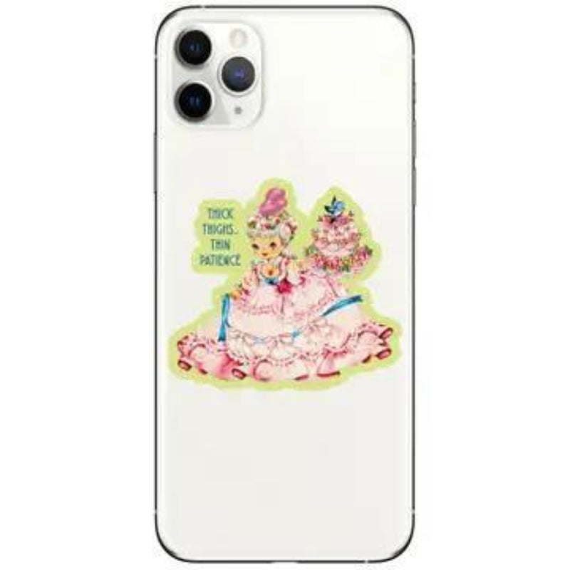 Juju and Moxie Woman Sarcastic Funny Cake High Quality Vinyl Sticker