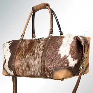 American Darling Duffel Bag – Hair-On Genuine Western Leather