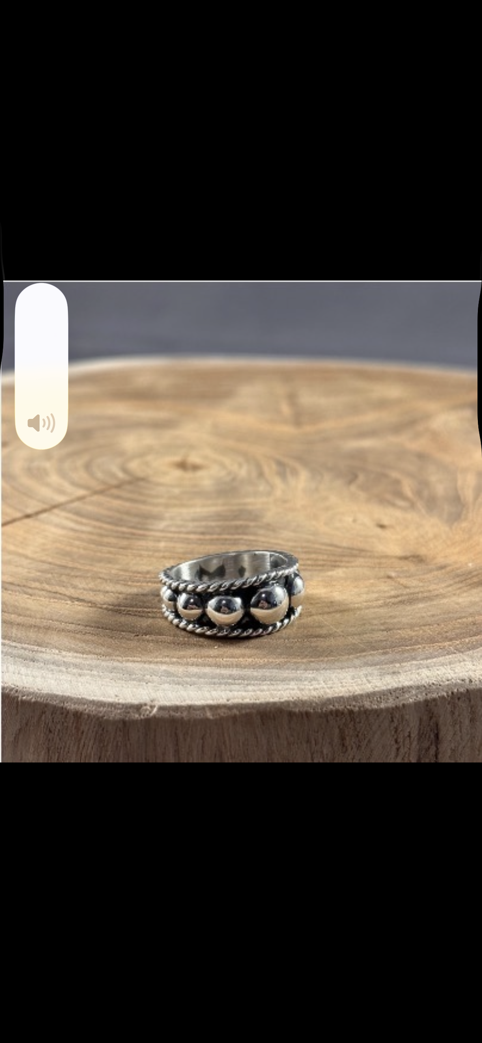 BOHO SOL OMBRE BALL STACKER RING
