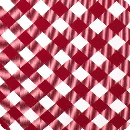 Gameday Gingham Iced Cup Coolie Crimson, Small