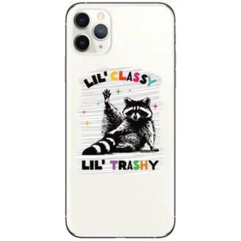 Juju and Moxie Cute Funny Classy Trashy Raccoon High Quality Vinyl Sticker