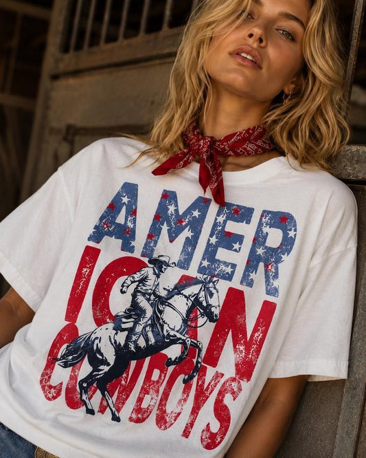 American Cowboys Cream T-Shirt