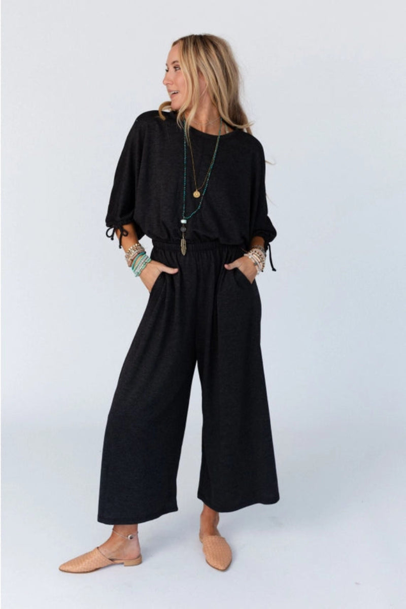 Three Bird Nest Wide Leg Jumpsuit