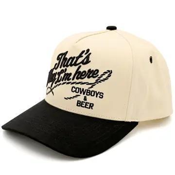 That's Why I'm Here Trucker Cap – Black