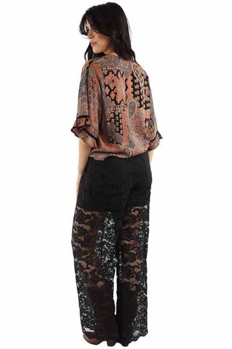 Scully HC1038 Lace Lined Pants - Back View