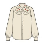 Embroidered Western Shirt