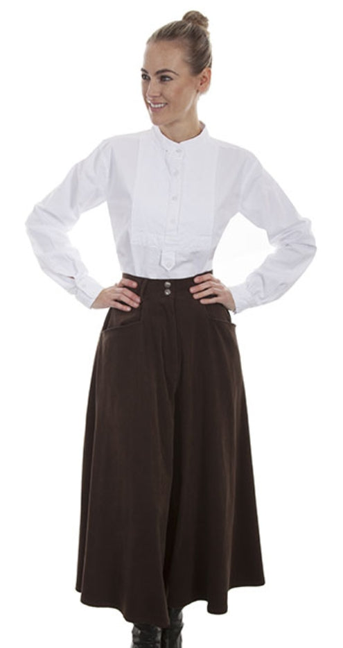 Scully Sueded Riding Skirt