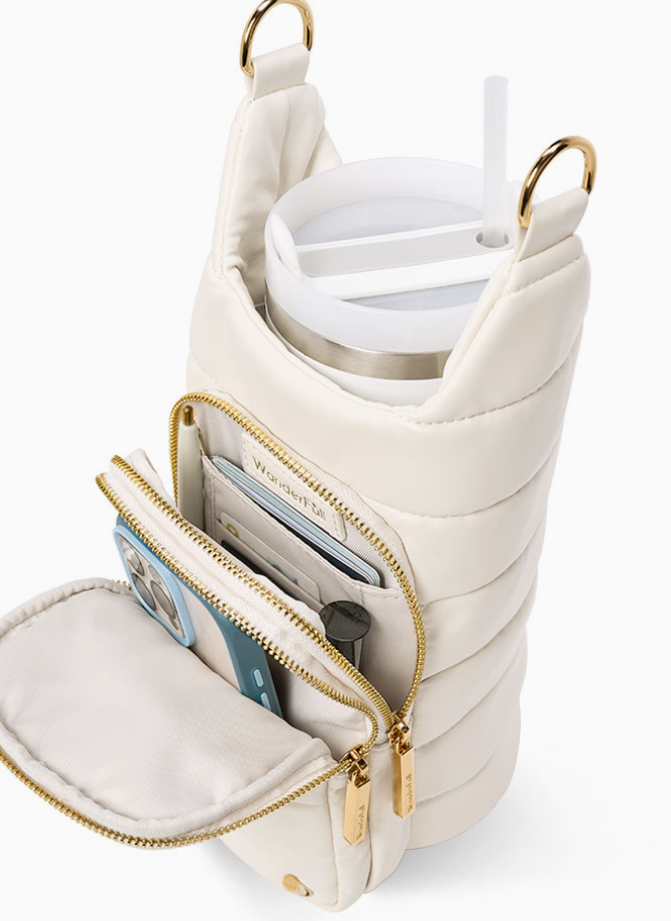 Hydrobag® Handle™- Ivory Vegan Leather with Strap Bundle