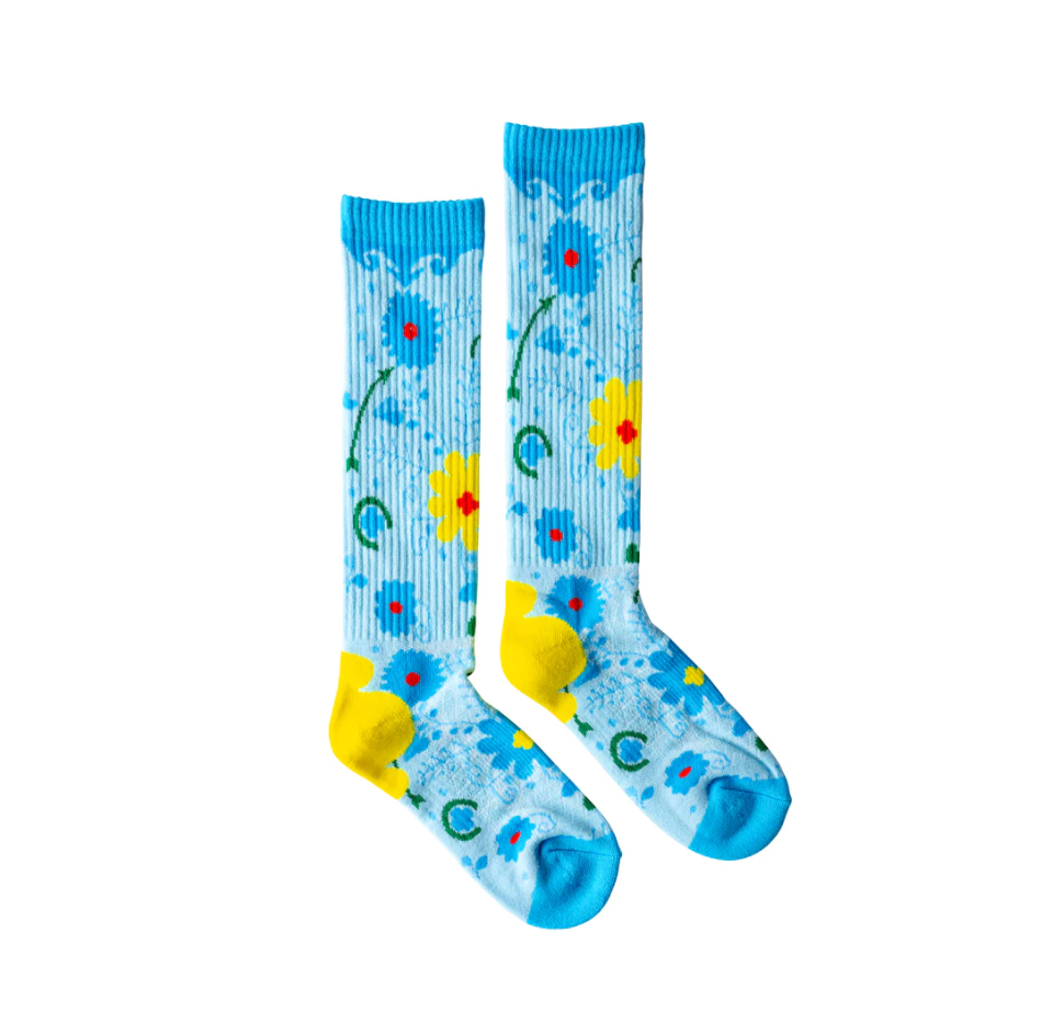 Lucky Chuck Cowgirl Buckaroo Performance Boot Socks