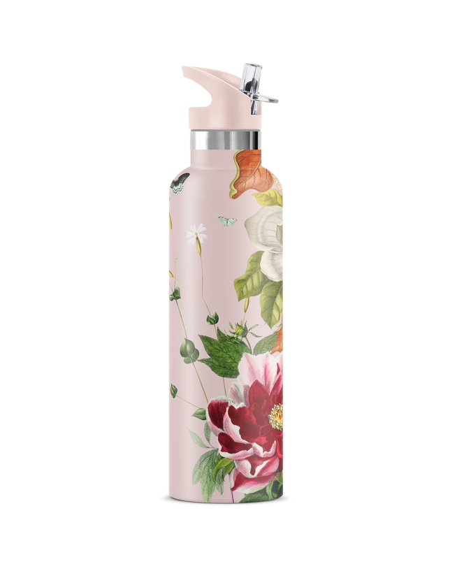 Botanica Vintage Floral 25 oz Insulated Water Bottle