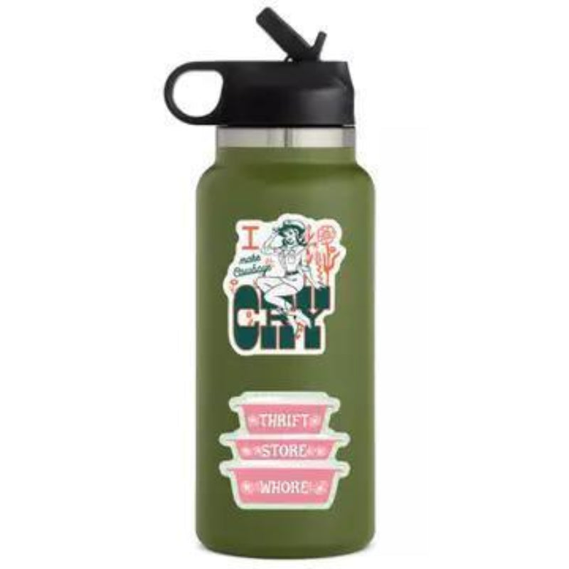 Juju and Moxie Make Cowboys Cry Vintage Cowgirl High Quality Vinyl Sticker