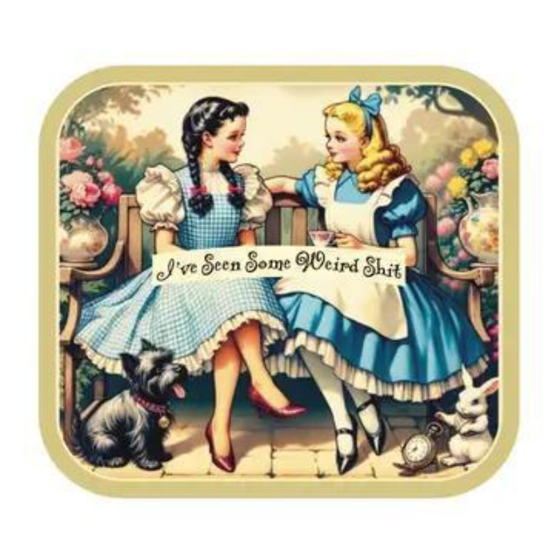 Juju and Moxie Seen Some Weird Shit Literature High Quality Vinyl Sticker