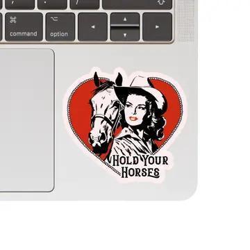 Juju and Moxie Cowgirl & Horse Love Sticker