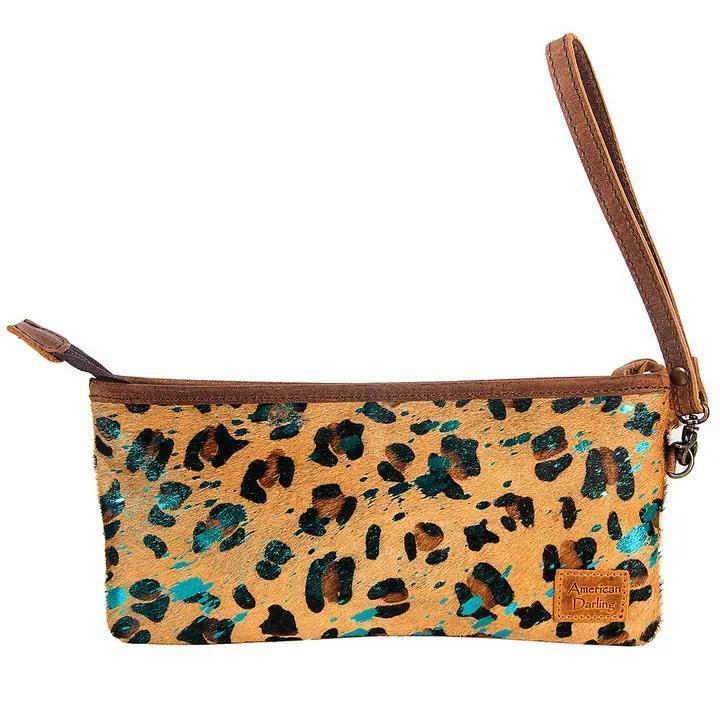 Wristlet Bag – Printed Hair-On Cowhide
