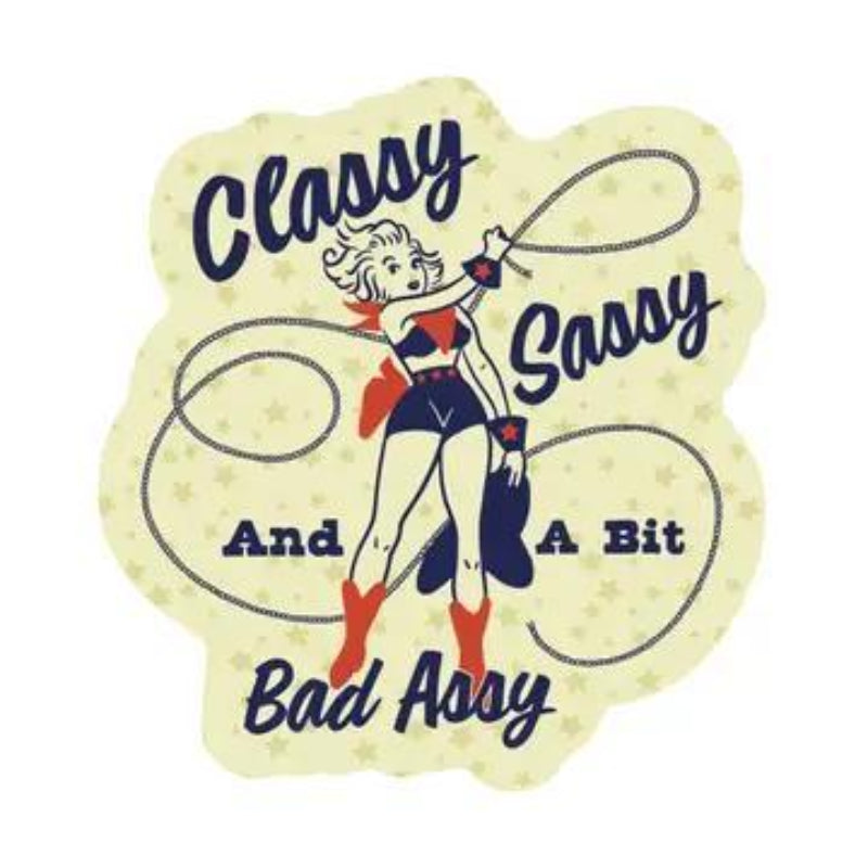 Juju and Moxie Sassy Swear Cowgirl Western High Quality Vinyl Sticker