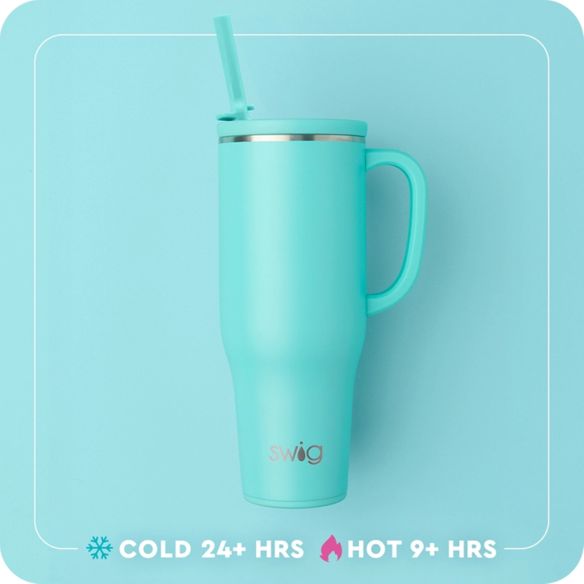 Boot Scootin' To-Go Tumbler Turquoise, 30oz