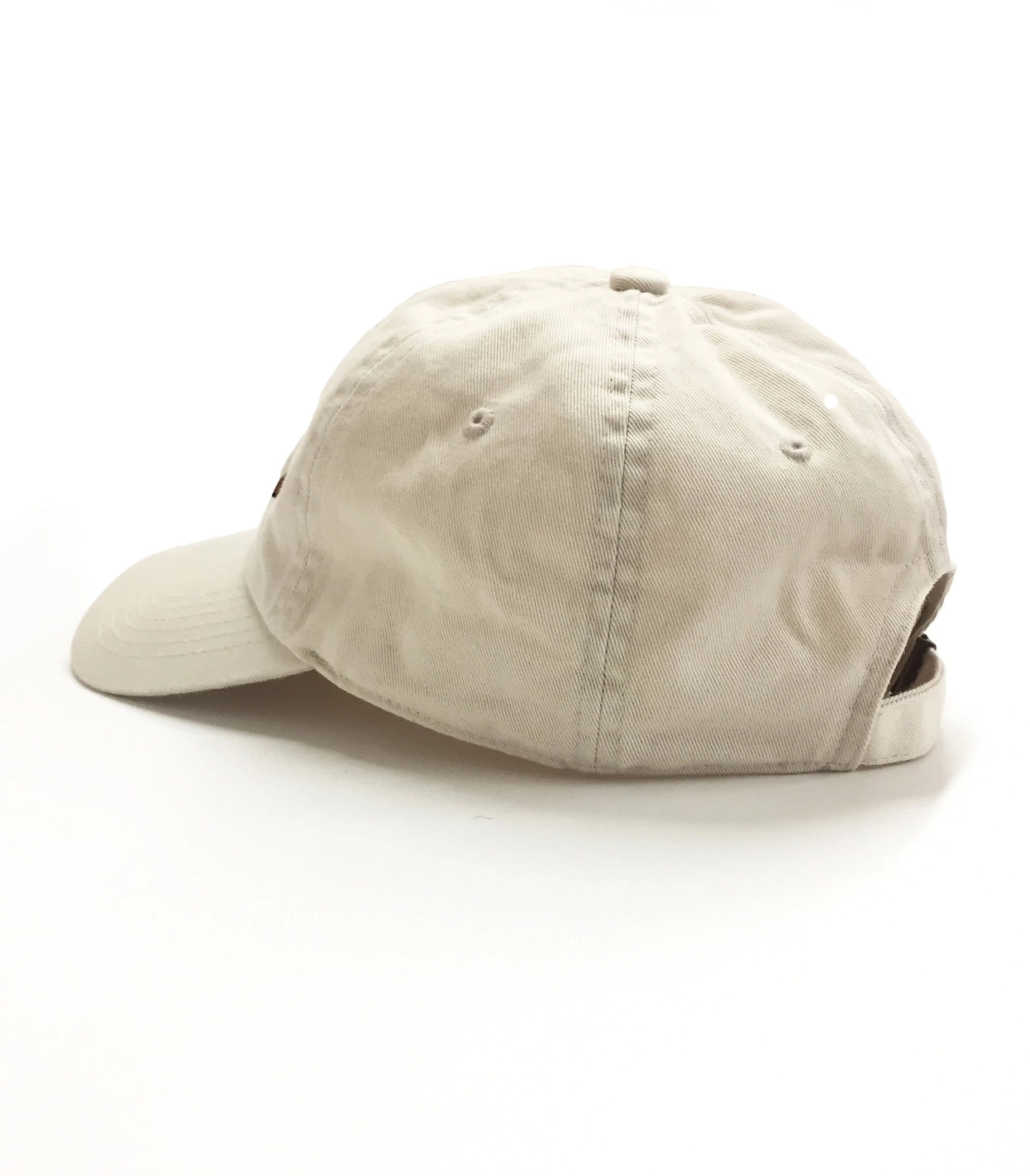 Wine Glass Embroidered Dad Hat - Sand Tan Cotton