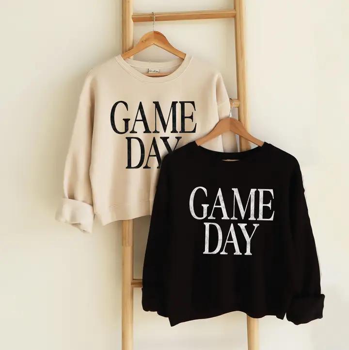 Game Day Cropped Sweatshirt