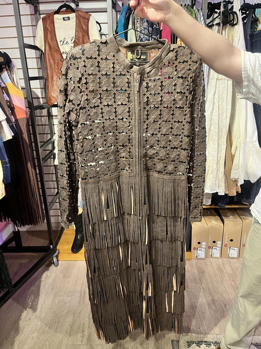 Dakota West Rustic Daisy Duster Long Sleeve