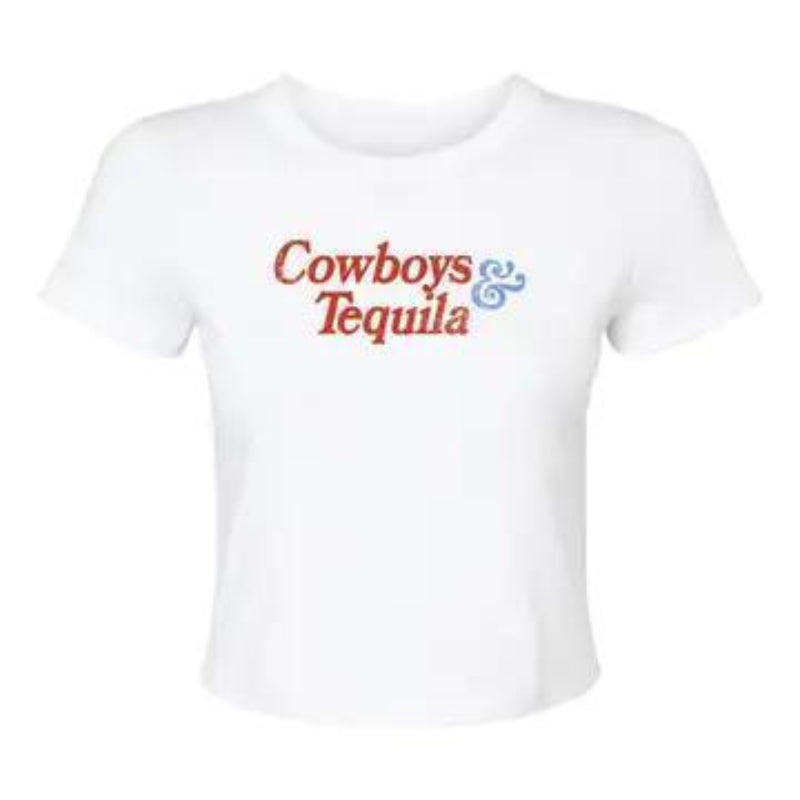 Hey Jude Graphic Tees Cowboys & Tequila Baby Tee | Western 