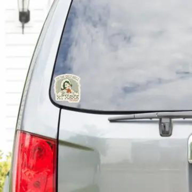 Juju and Moxie Hell My Mama Raised Cowgirl High Quality Vinyl Sticker
