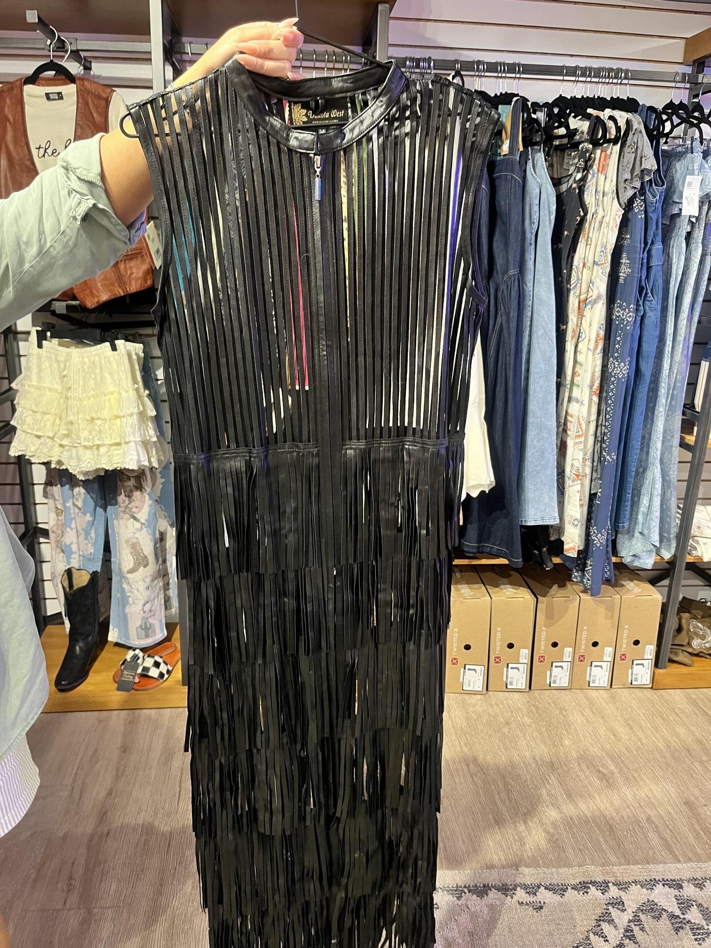 Dakota West 7 Layer Fringe Vest