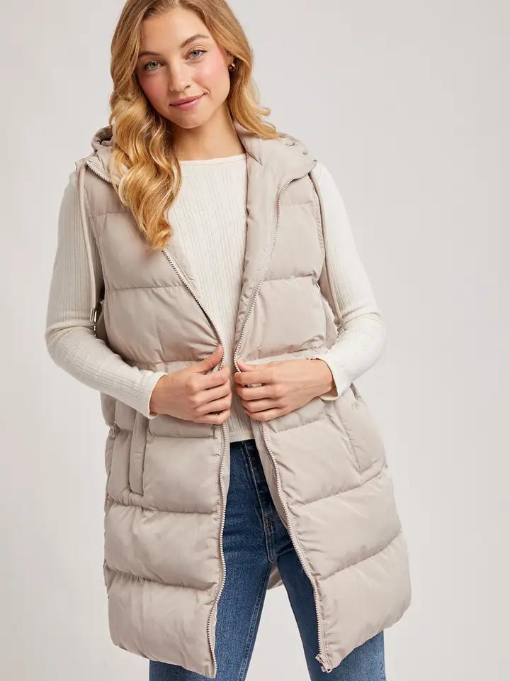 Longline Puffer Vest