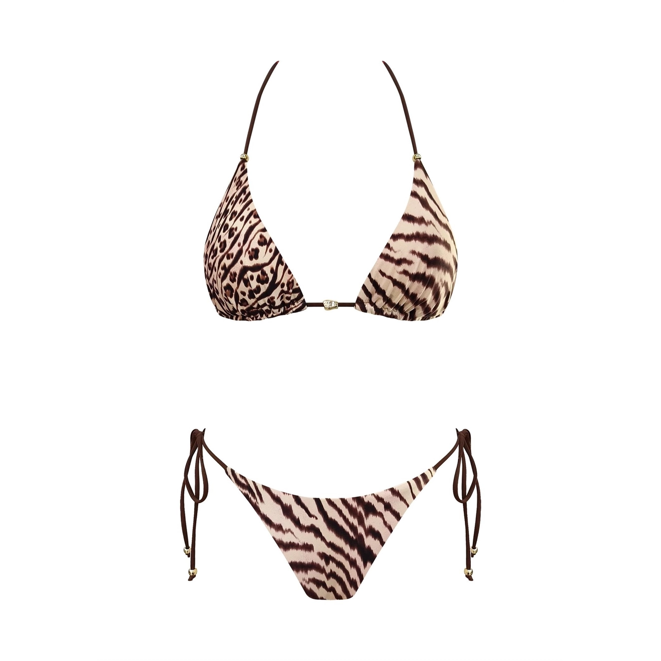 Bali Moment Bikini Top - Leopard
