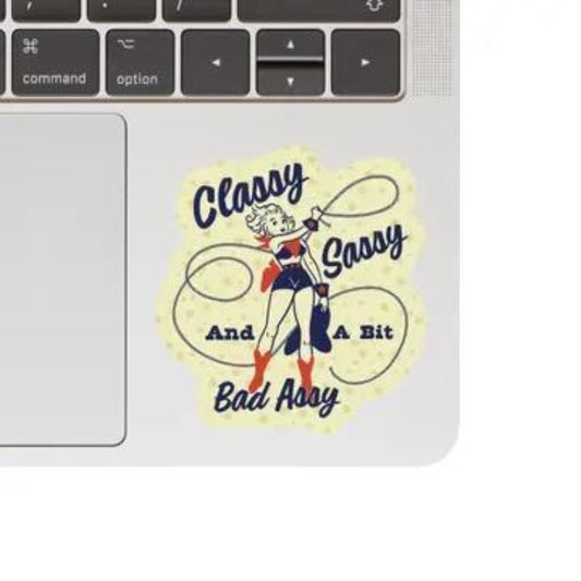 Juju and Moxie Sassy Swear Cowgirl Western High Quality Vinyl Sticker