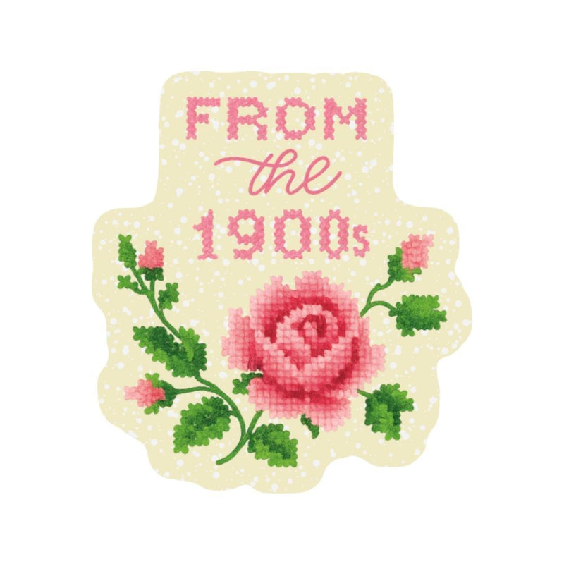 Juju and Moxie From the 1900s Cross Stitch High Quality Vinyl Sticker