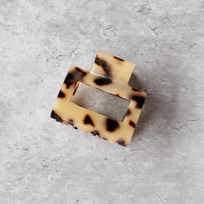 Tiepology Eco Kylie Cellulose Acetate Hair Clip | Cookie Mix