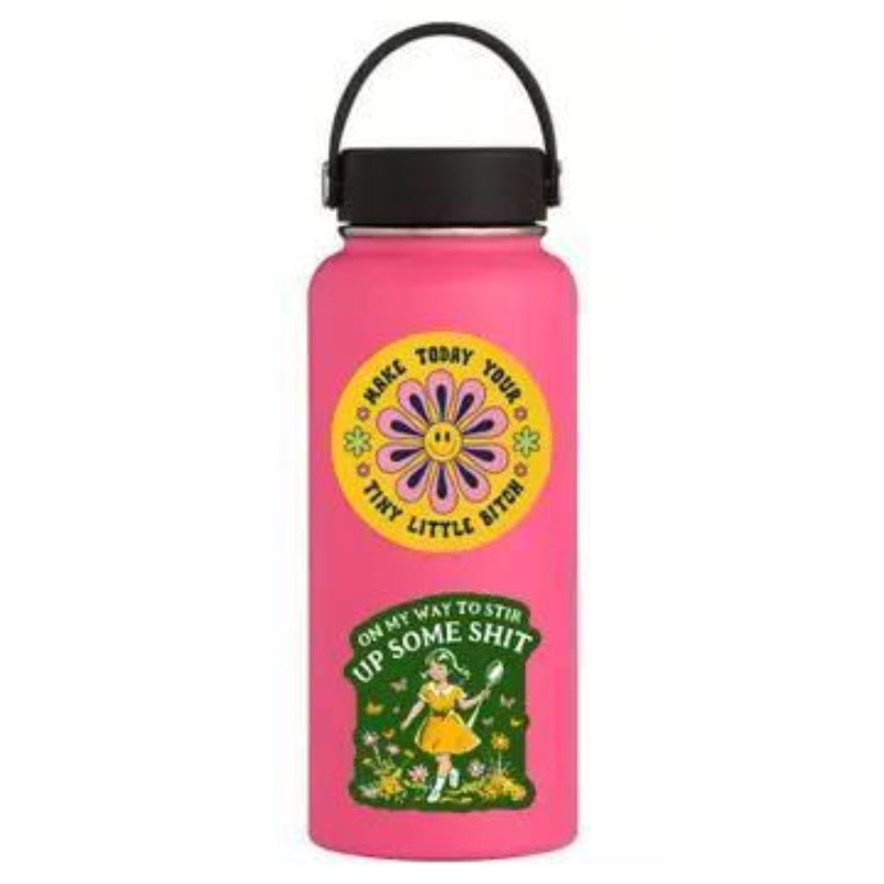 Juju and Moxie Funny Swear Flower Nature Shit High Quality Vinyl Sticker