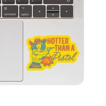Juju and Moxie Pistol Cowgirl Sticker