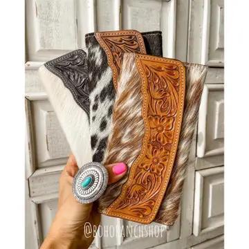 Hand Tooled Leather Wallet – Western