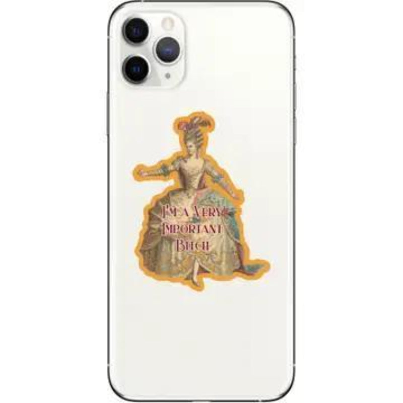 Juju and Moxie Victorian Woman Funny Swear High Quality Vinyl Sticker