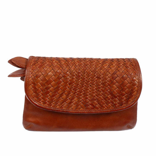 Woven Leather Handbag