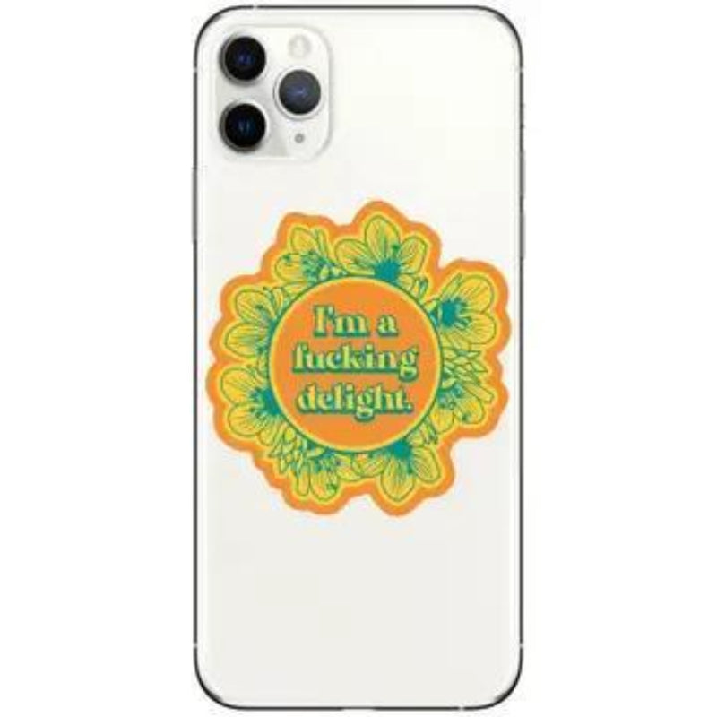 Juju and Moxie Fucking Delight Swear Funny High Quality Vinyl Sticker