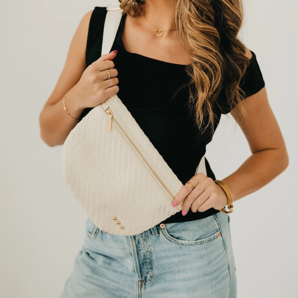 Diagonal Woven Westlyn Bum Bag