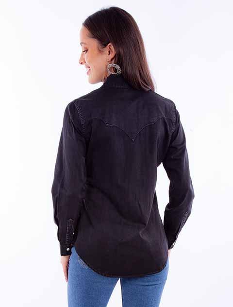 Snap Front Western Top