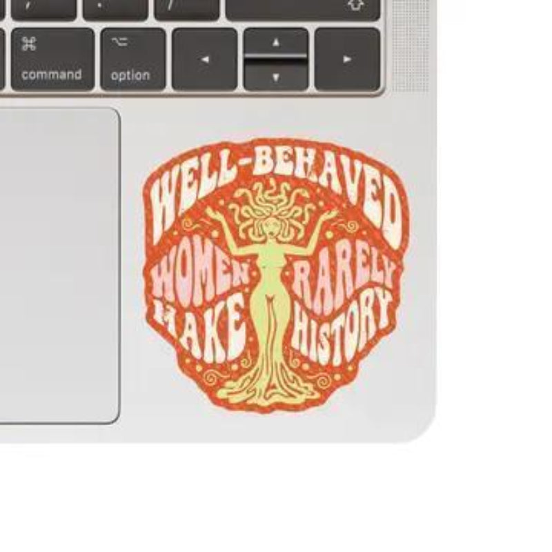Juju and Moxie Well Behaved Women History Medusa High Quality Vinyl Sticker