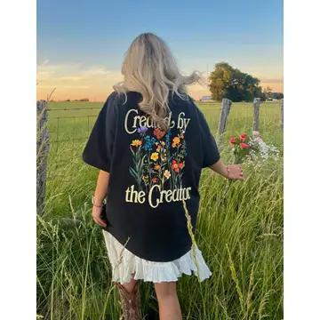 Elevated Faith Created by the Creator Unisex Tee