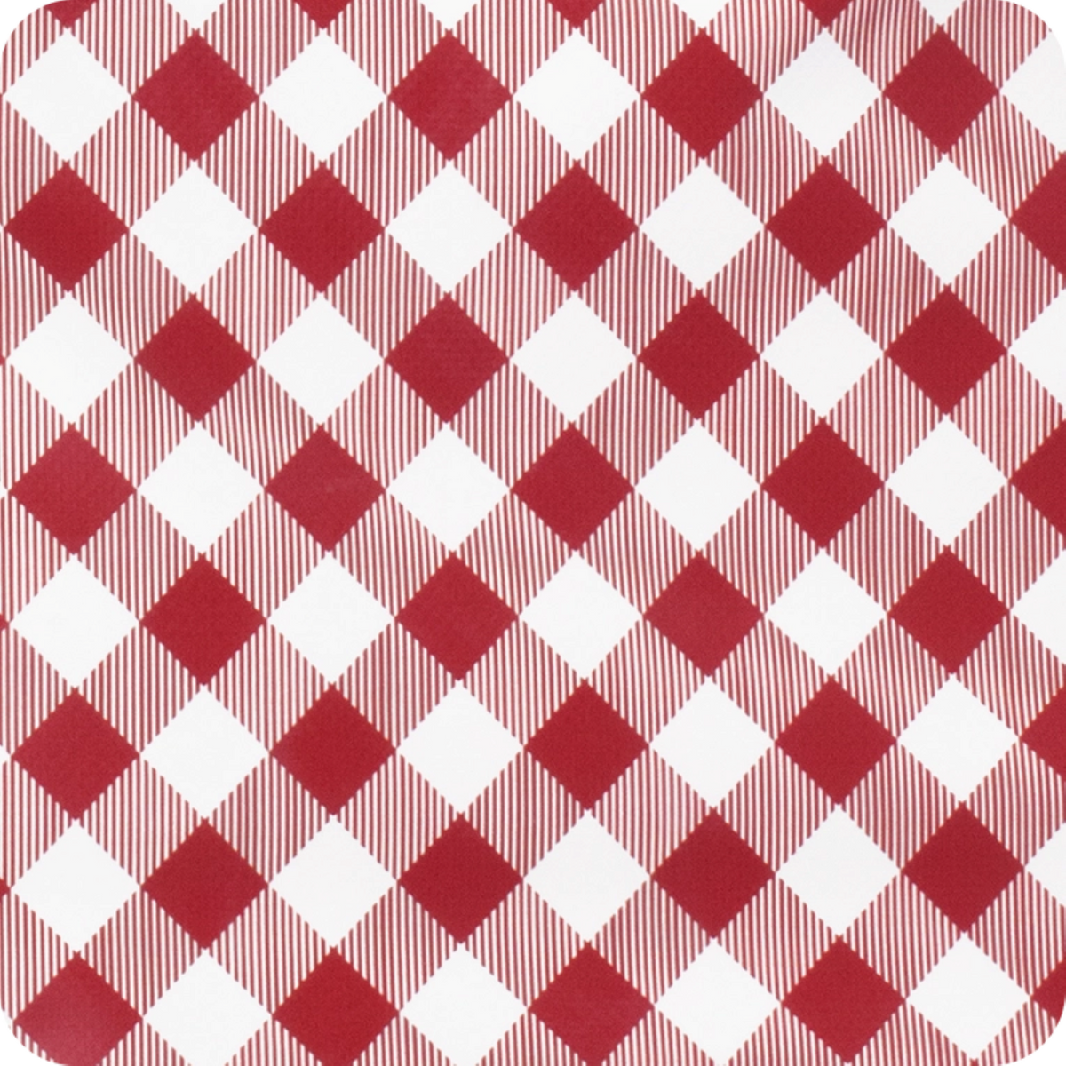 Gameday Gingham Zippi Cooler Crimson